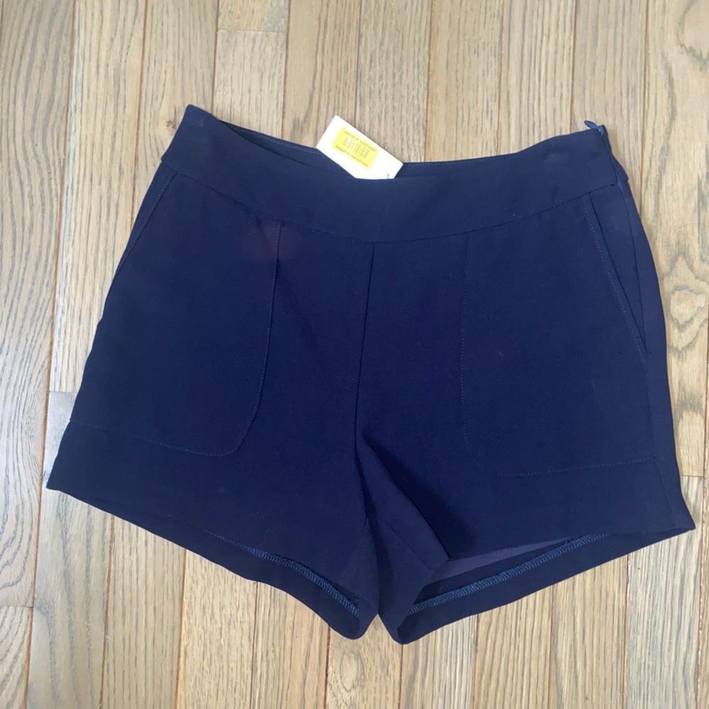 Nwt Julie Brown size 2 Navy dress shorts $145 retail